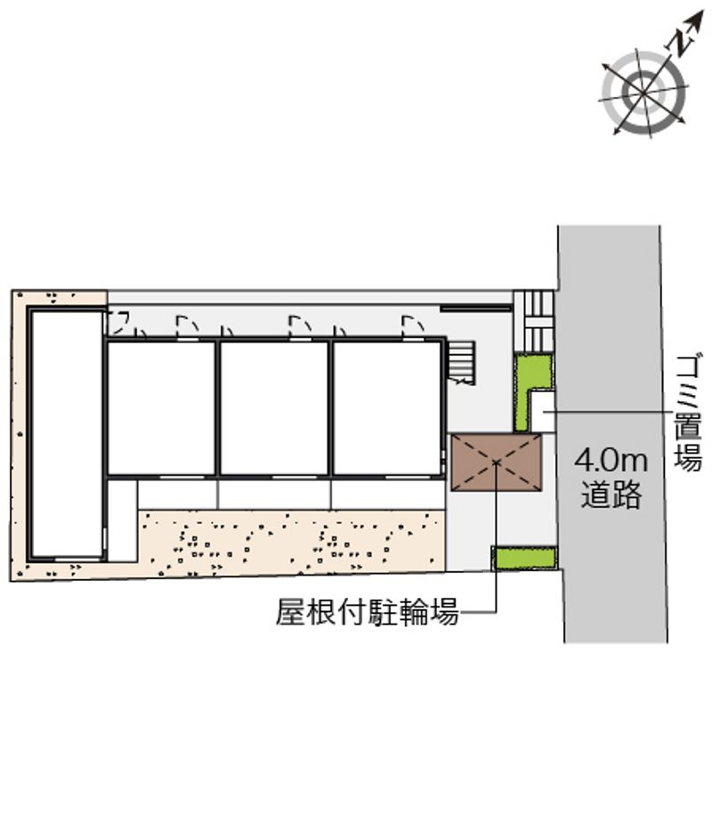 クレイノフローラ大森南 配置図