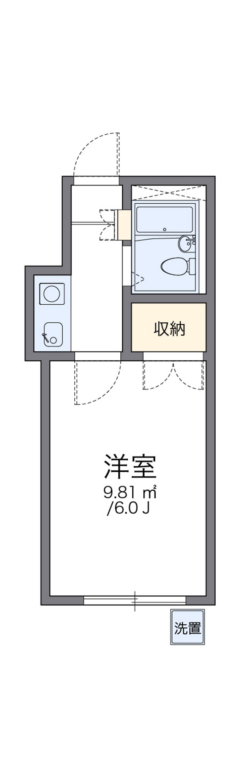 レオパレス加古川第７ 間取図