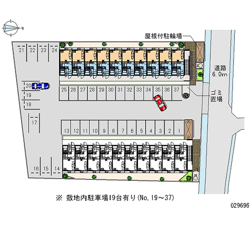 29696 Monthly parking lot