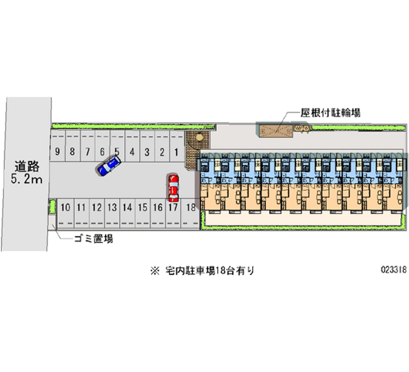 23318 Monthly parking lot