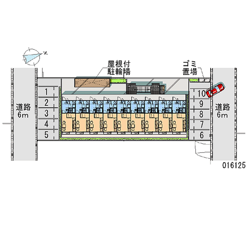 レオパレスボヌール 月極駐車場