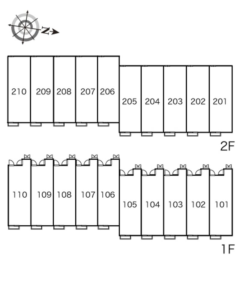 レオパレスソフィア 間取り配置図