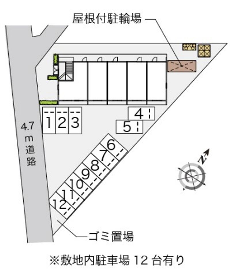 レオパレスＳＨＩＮＢＡＫＵ 駐車場