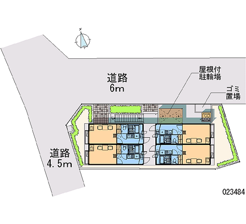 レオパレスエストレージャ 区画図