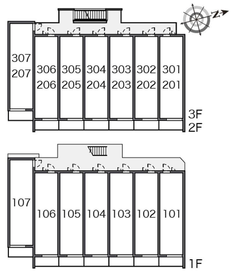 クレイノツインダイヤ 間取り配置図
