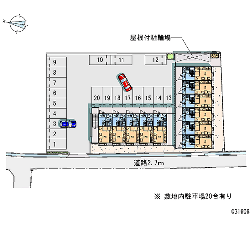 31606 Monthly parking lot