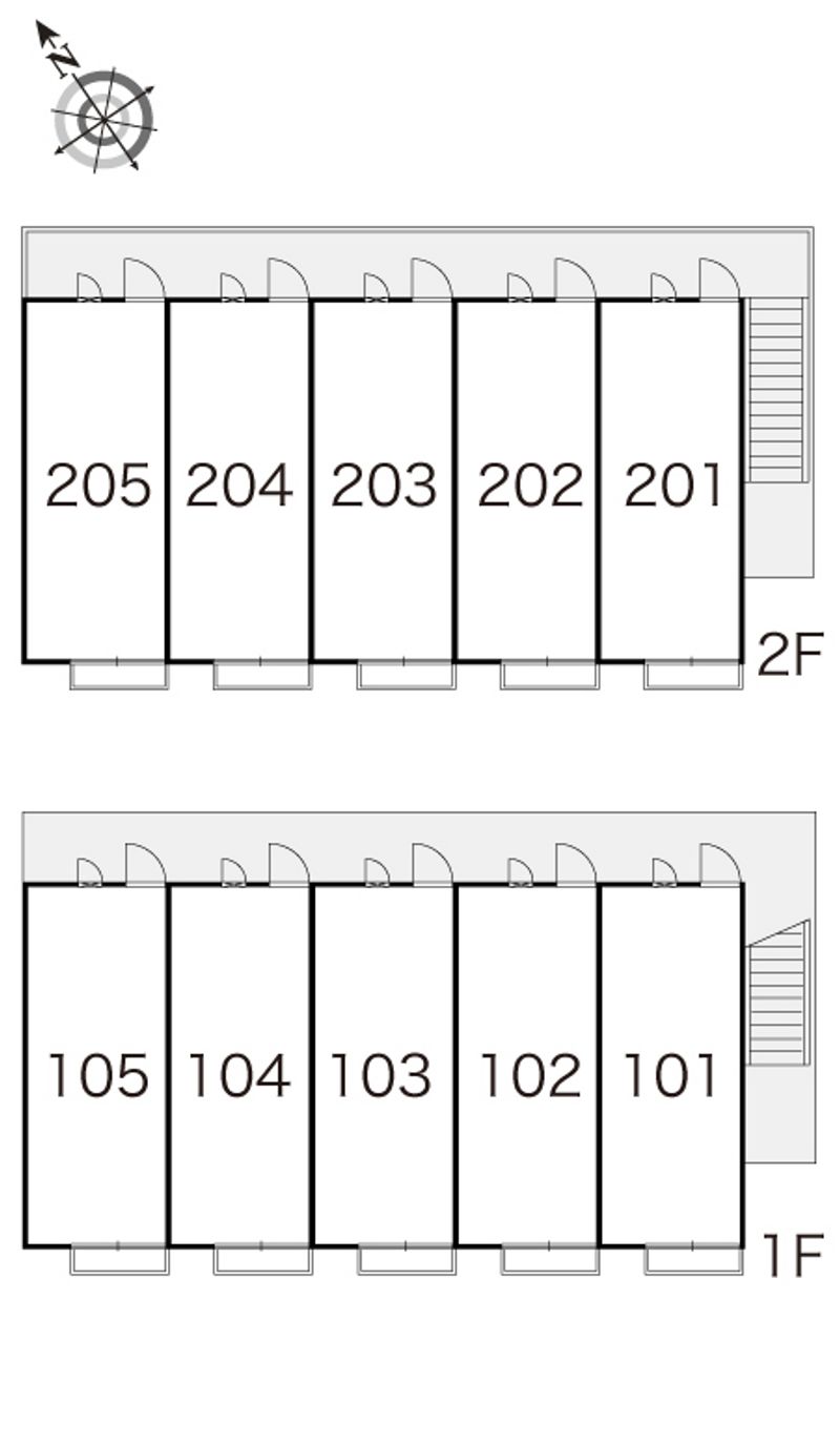 レオパレスヴェネッセ 間取配置図