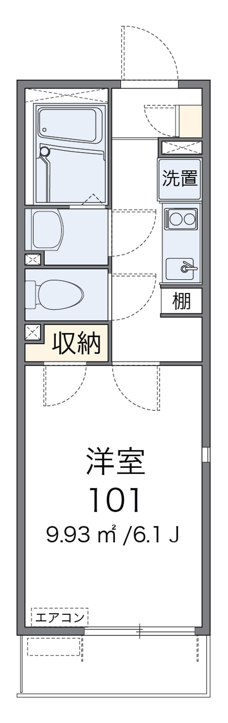 レオネクストスパシオＨＣＹ 間取図