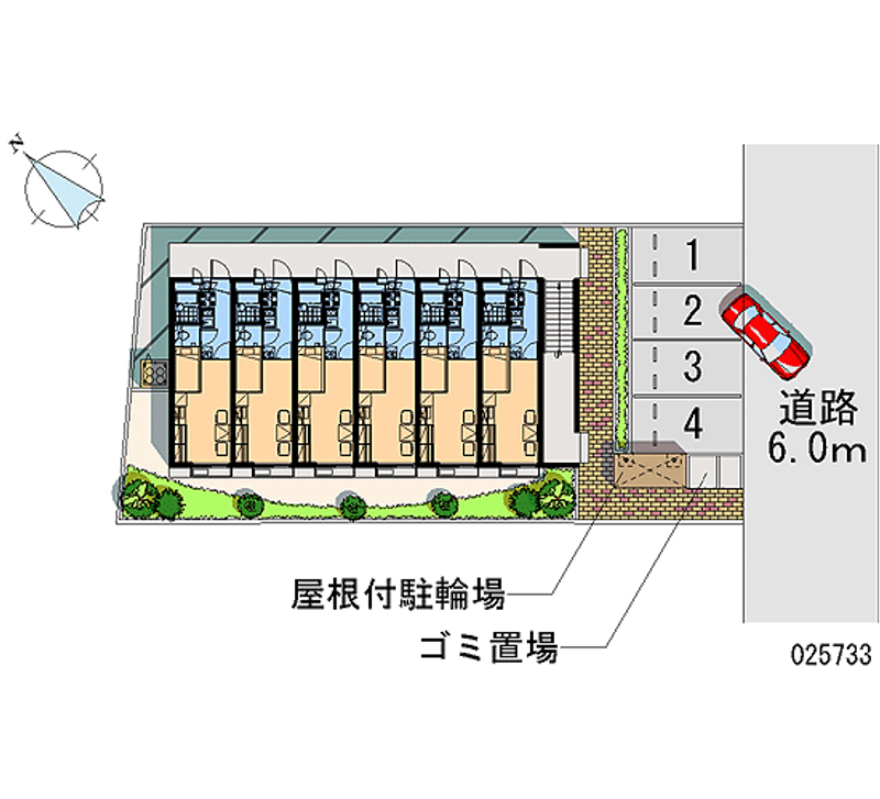 レオパレスＷｅｌｌ　小山 区画図