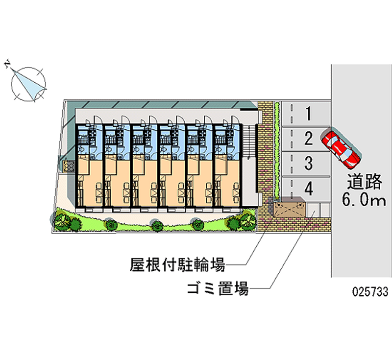 レオパレスＷｅｌｌ　小山 月極駐車場