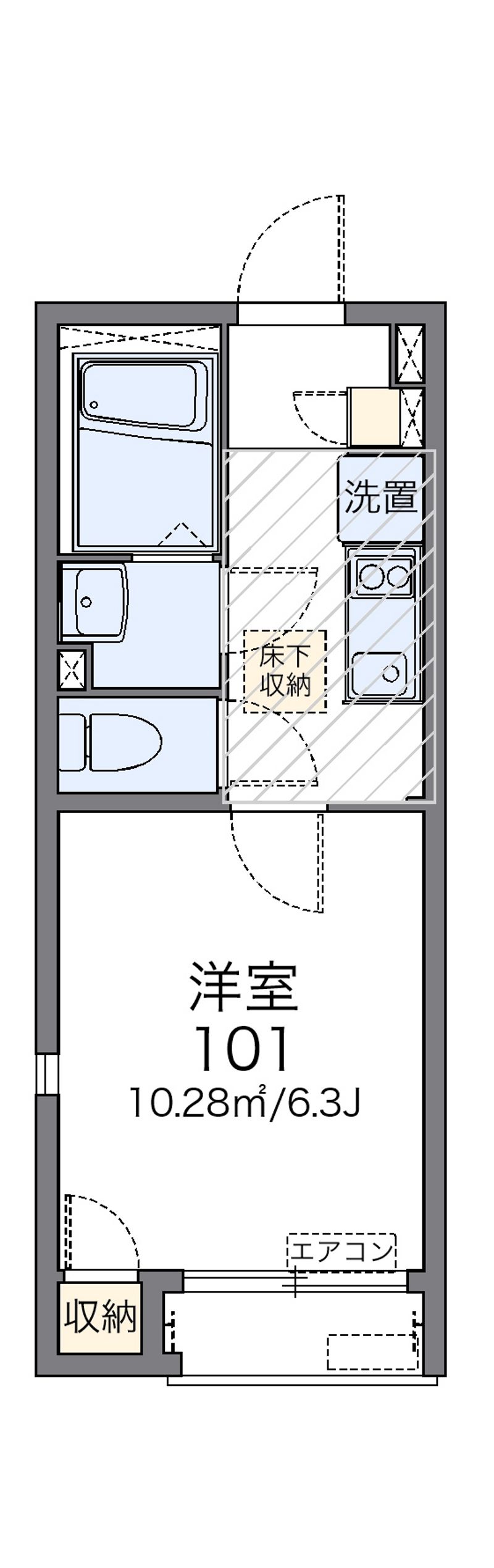レオネクストフォンターナ 間取図