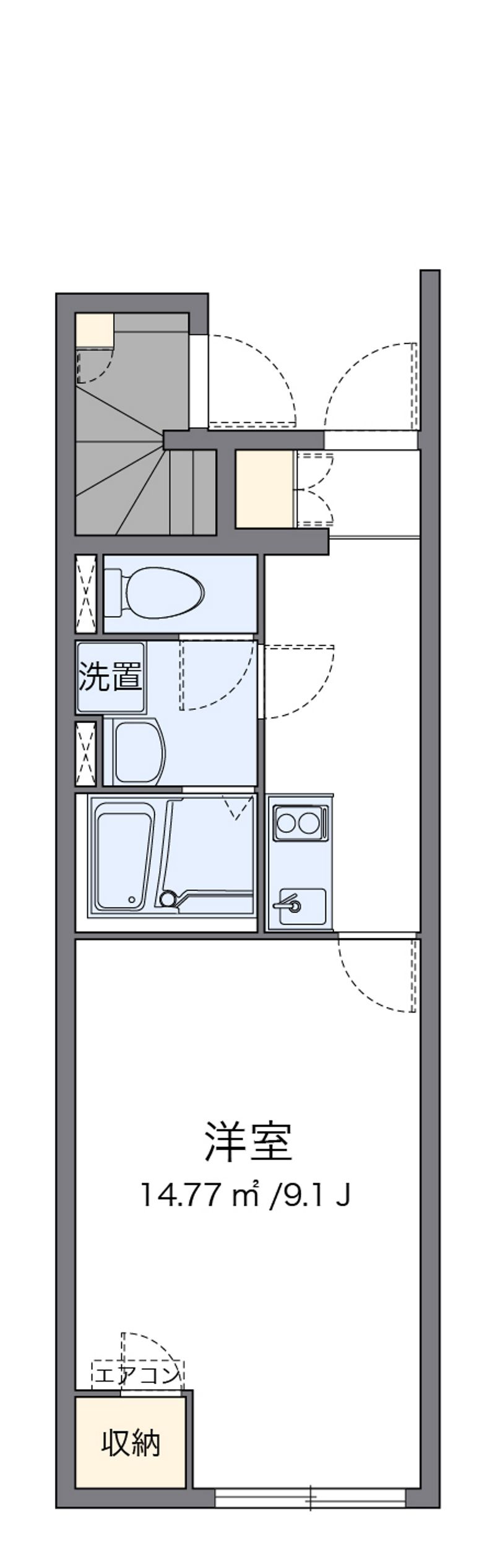 クレイノ久々原 間取図