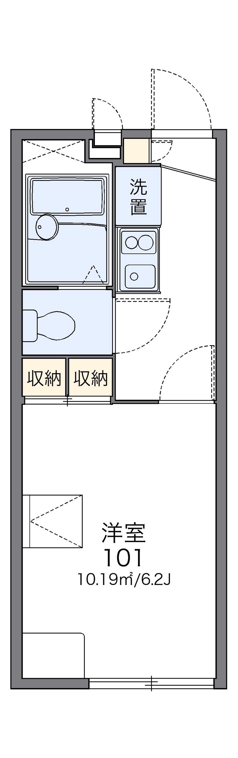 レオパレス寿 間取図