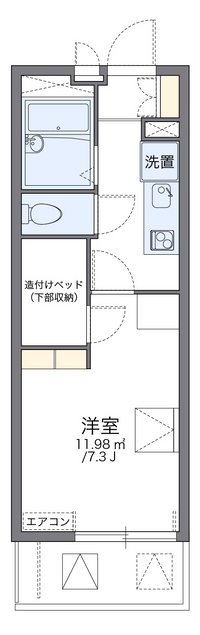 レオパレスラウンドＴＮ 間取り図