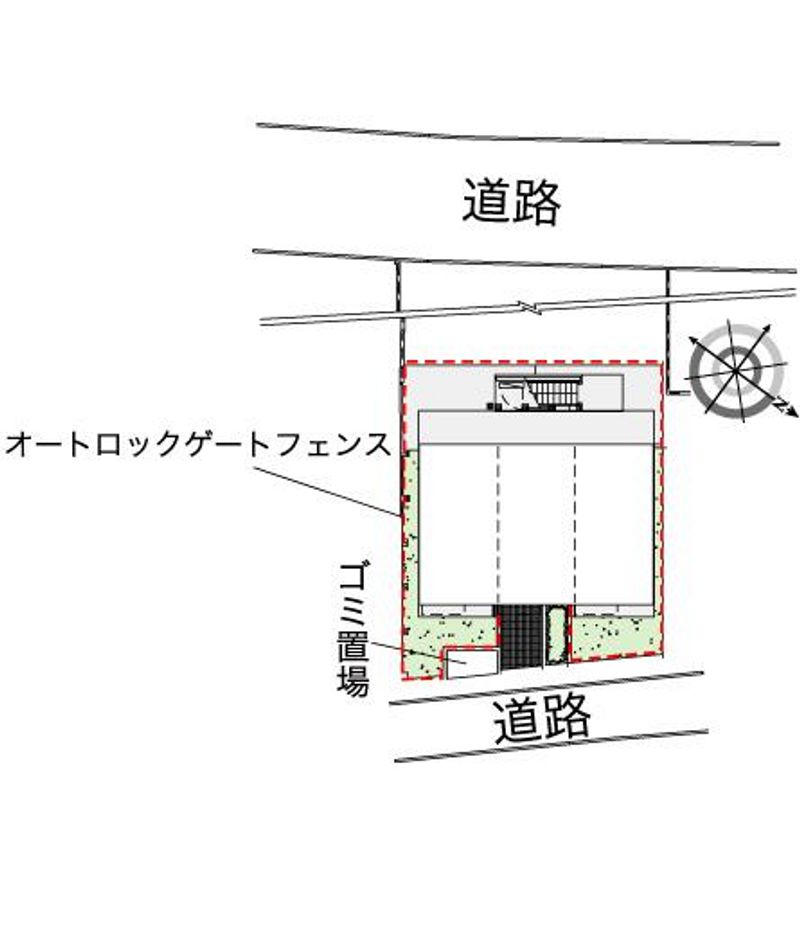 レオパレスウエスト 配置図