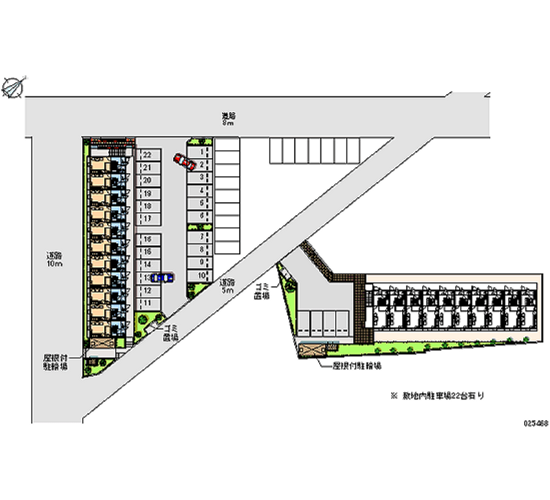 レオパレスＣＡＳＡ　二本松　１ 月極駐車場