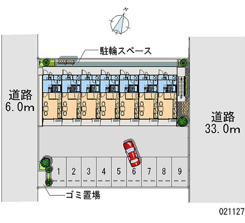 レオパレス千現 月極駐車場