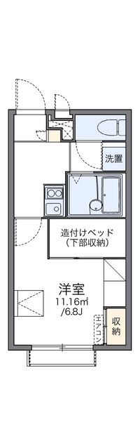 レオパレスエクセレンス 間取り図