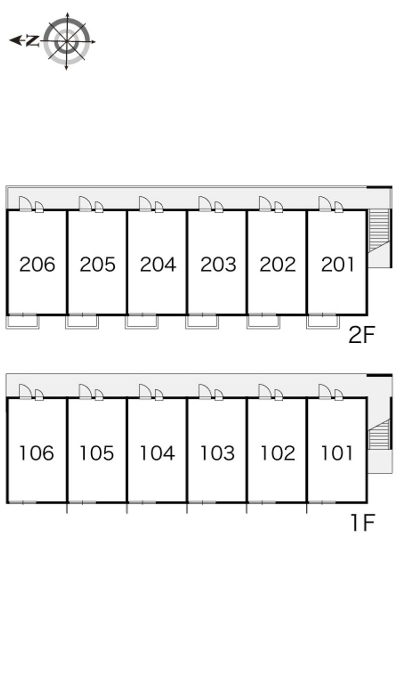 レオパレスソフィア 間取配置図