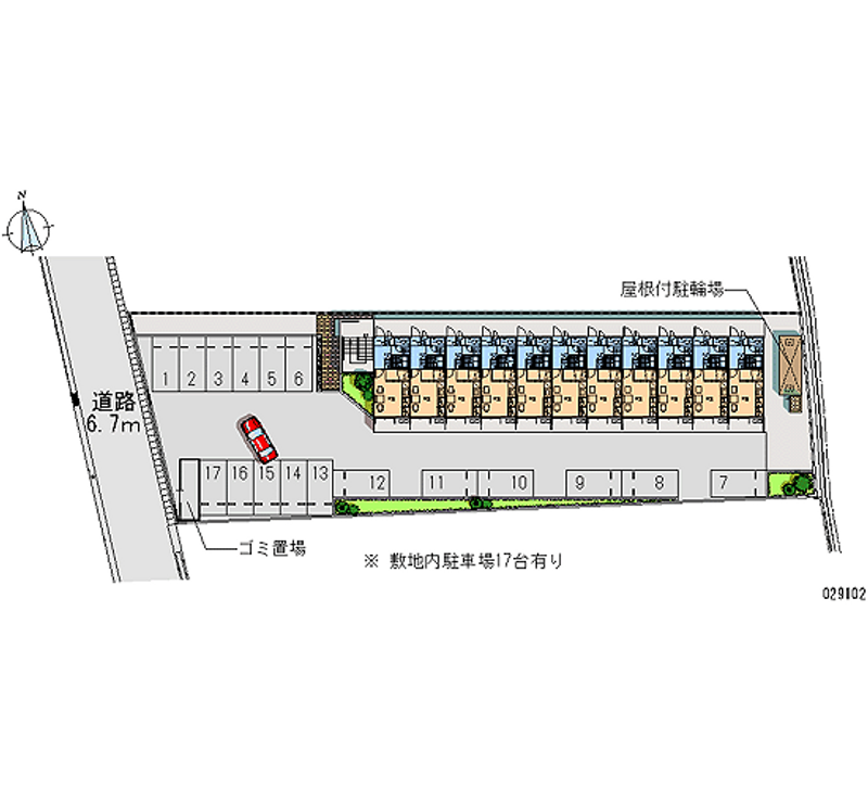 29102 bãi đậu xe hàng tháng