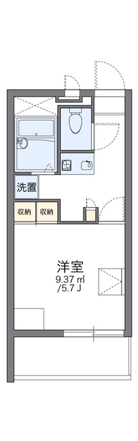 レオパレス早苗 間取り図