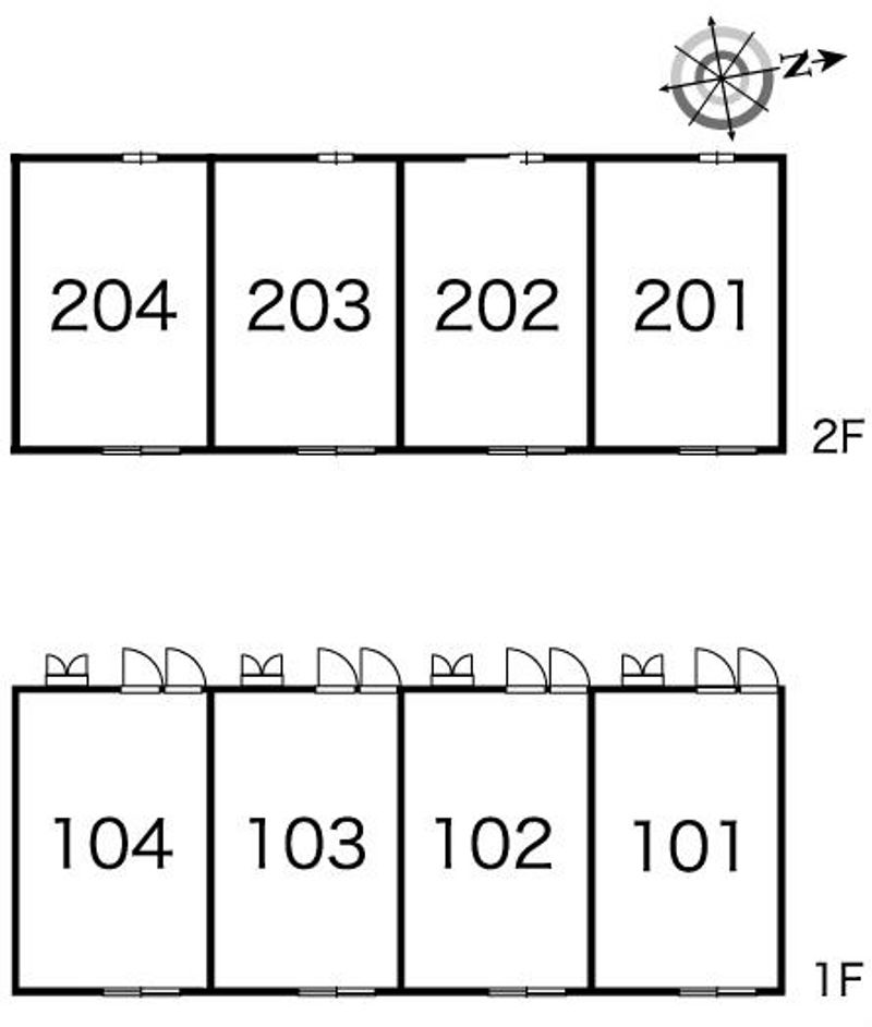 レオパレスサンマルコ 間取配置図