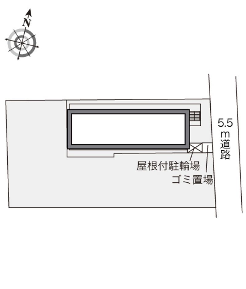 レオパレスＯｐｔｉｍ髙月 配置図