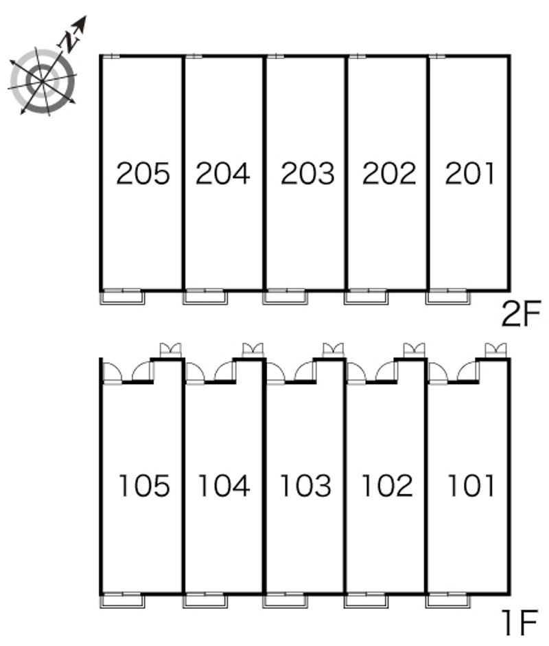 レオパレス友 間取り配置図
