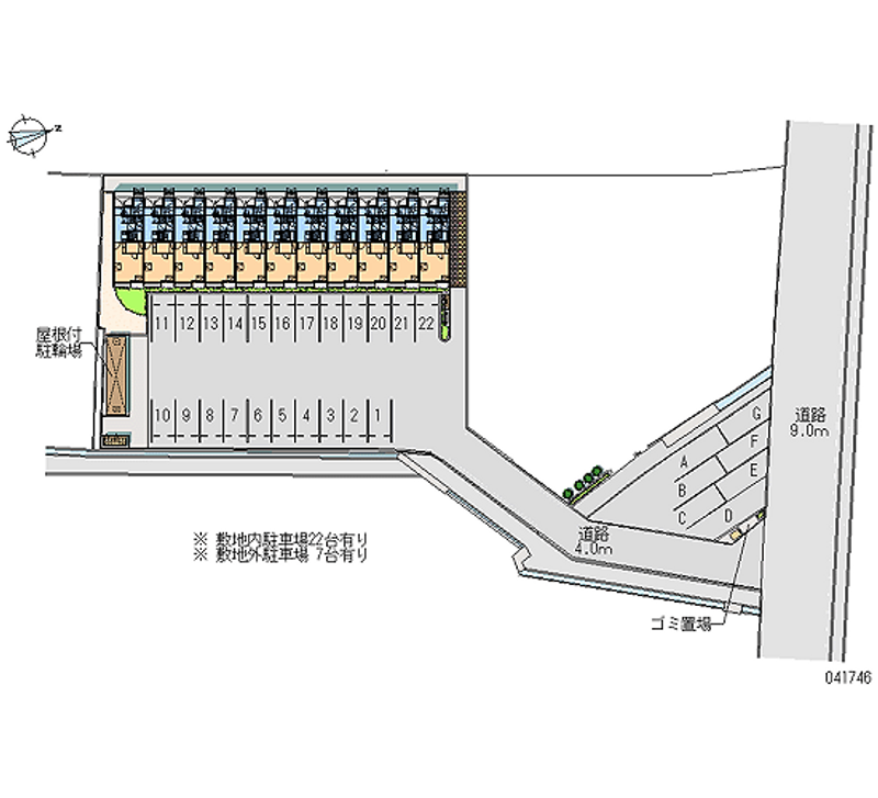 41746 bãi đậu xe hàng tháng