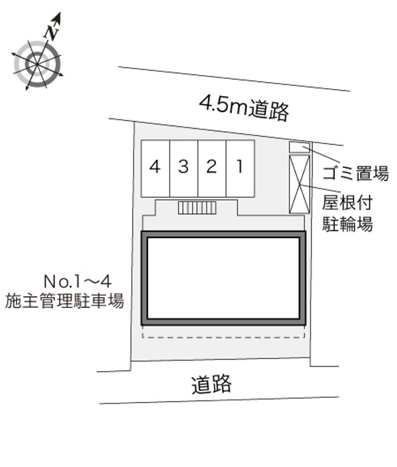 レオパレス飛鳥 配置図