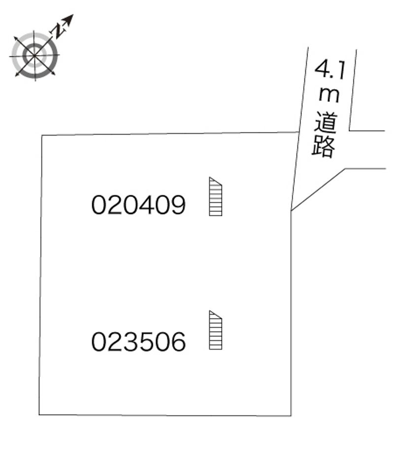 レオパレスルミエールⅠ 配置図