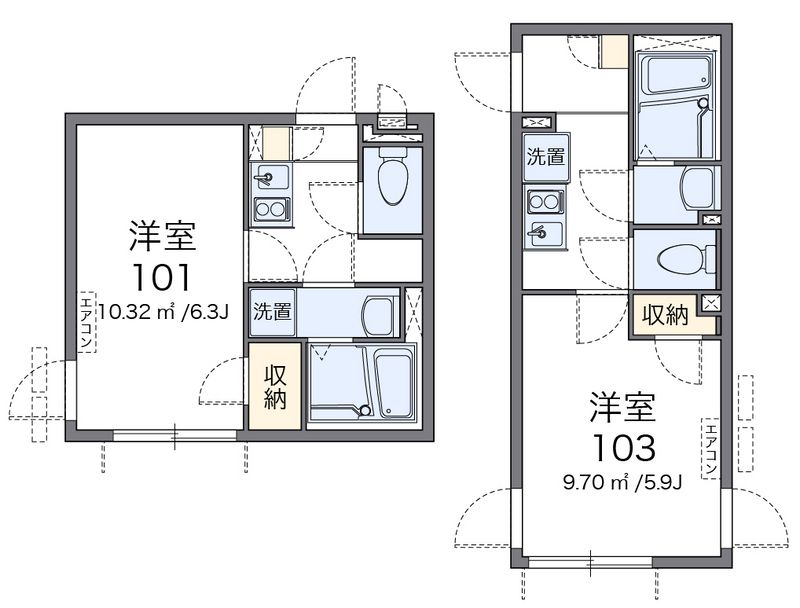 レオネクストルミネスⅠ 間取図
