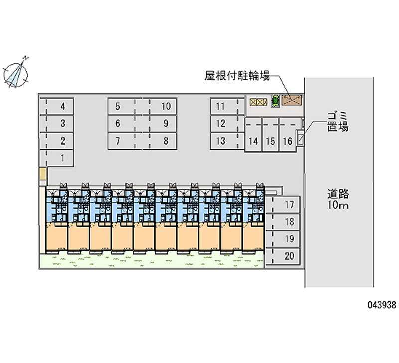 43938 bãi đậu xe hàng tháng