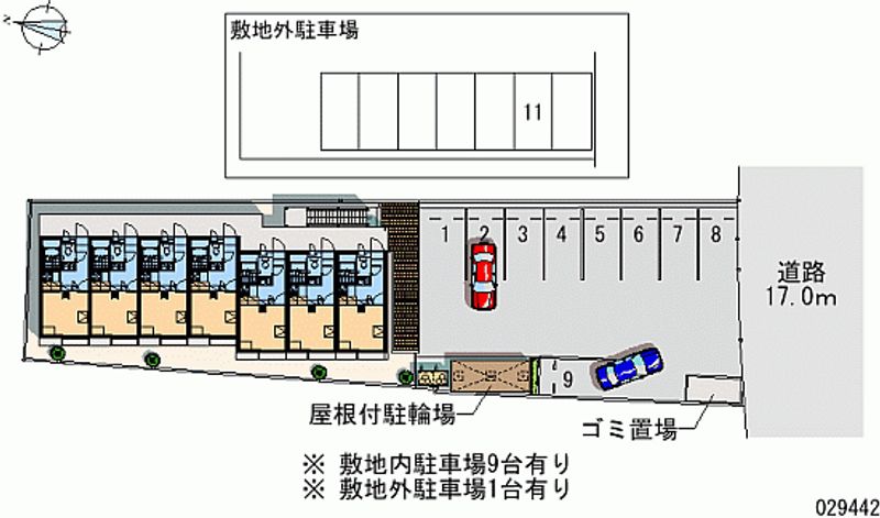 レオパレス潮香 月極駐車場