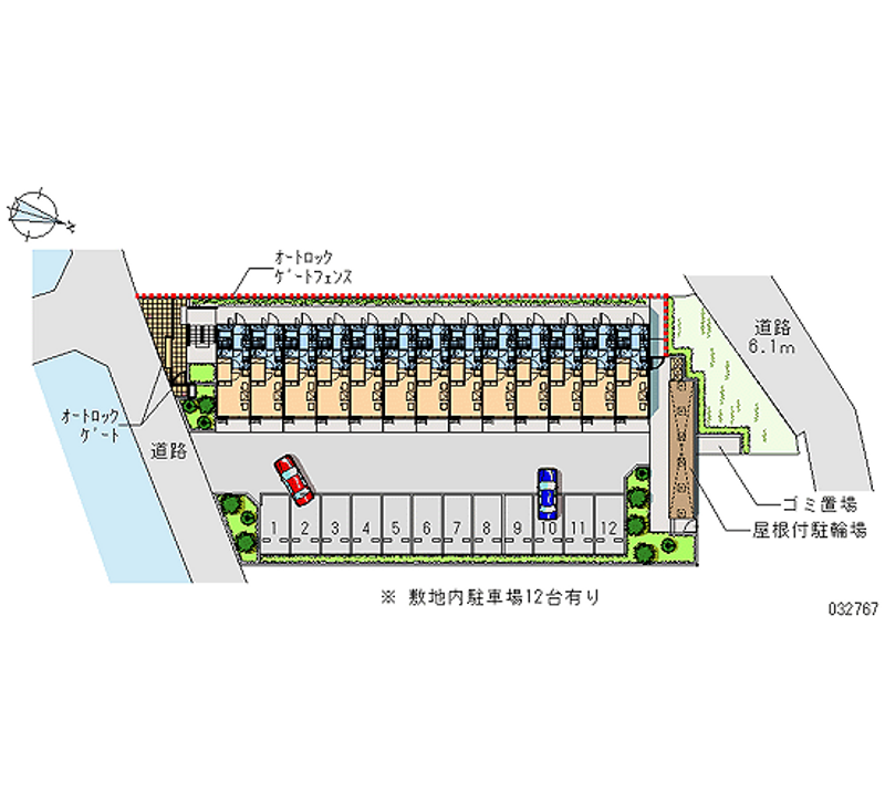 32767 Monthly parking lot