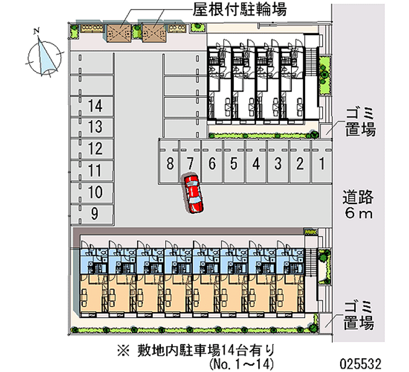 レオパレスＭＹＯＪＩＮ 月極駐車場