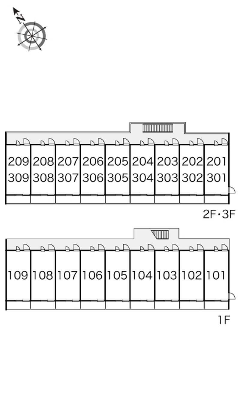 レオパレスル・レーヴ 間取り配置図