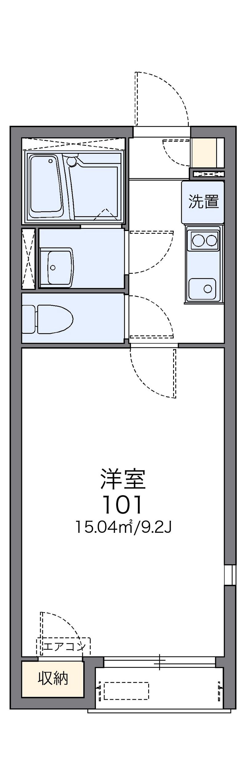 レオネクストみのまーじゅⅡ 間取図
