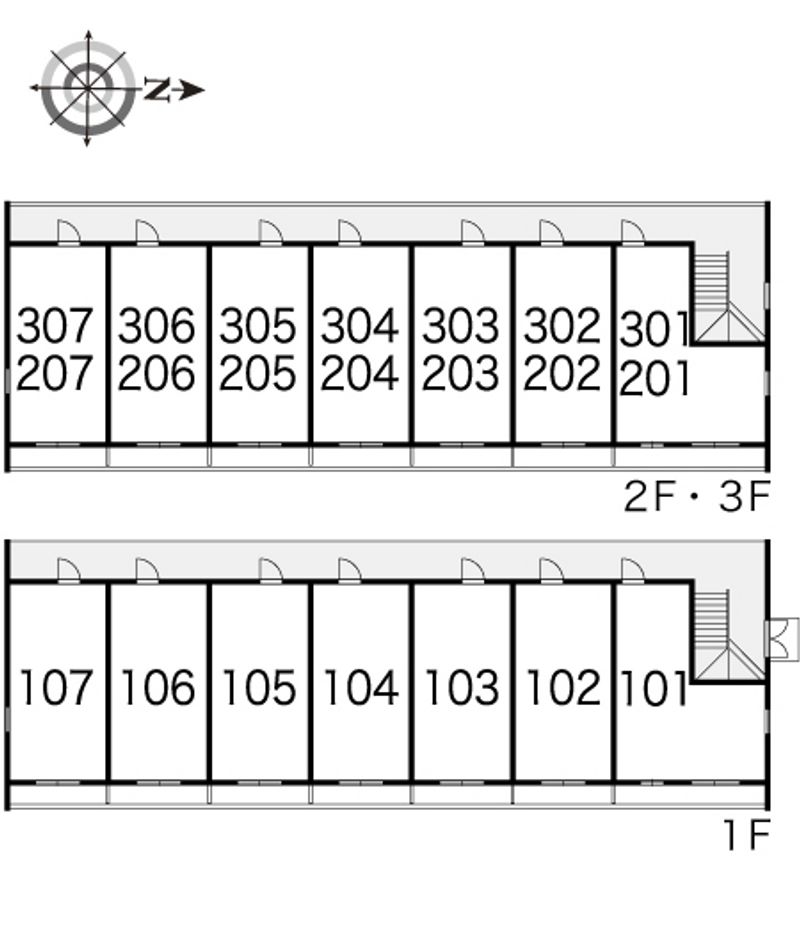 レオパレスＳｕｎＲｏｍａｎ琴平 間取配置図