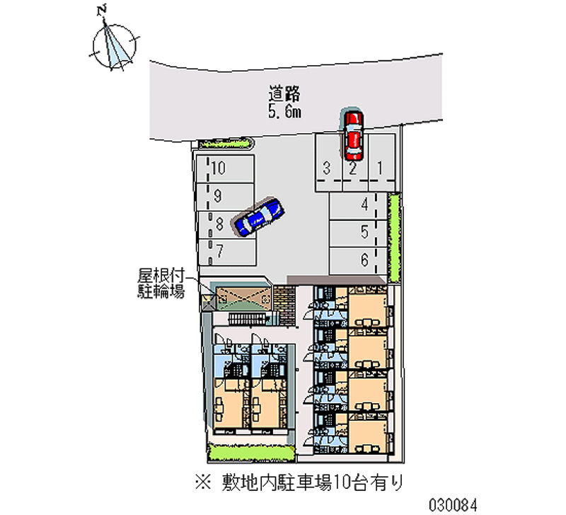 レオパレスフィオレンツァ 月極駐車場