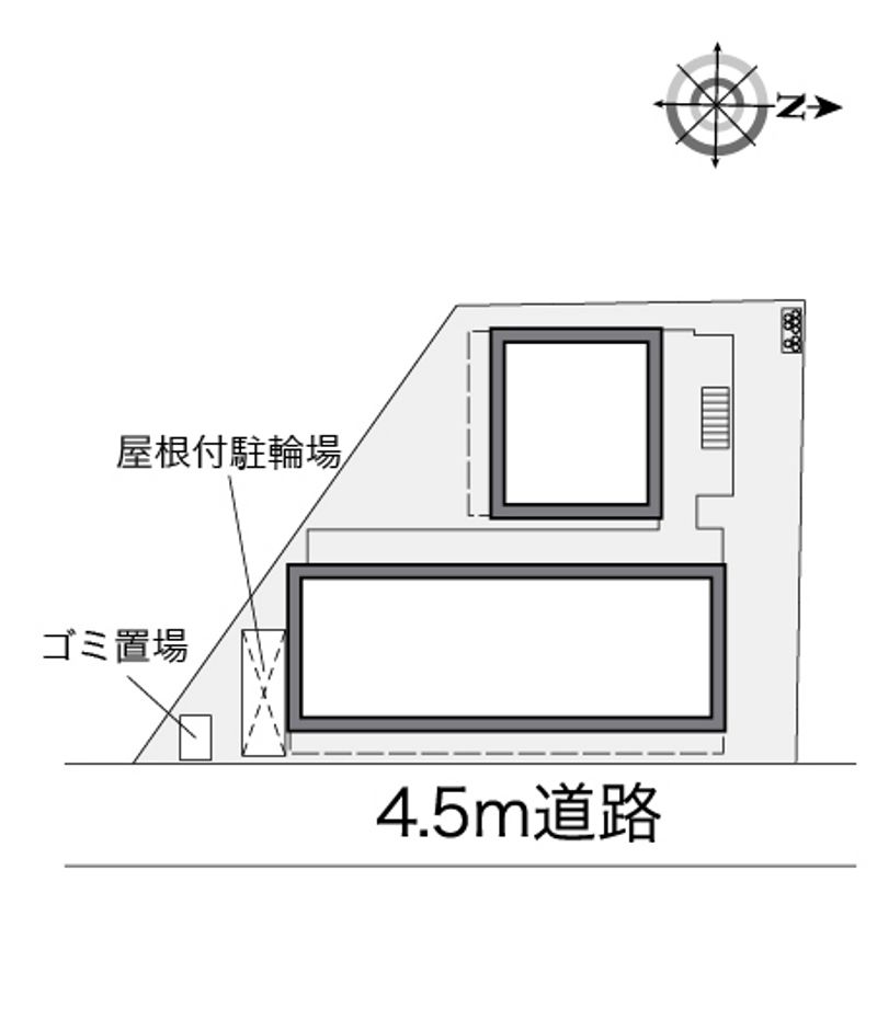 レオパレス川崎港町 配置図