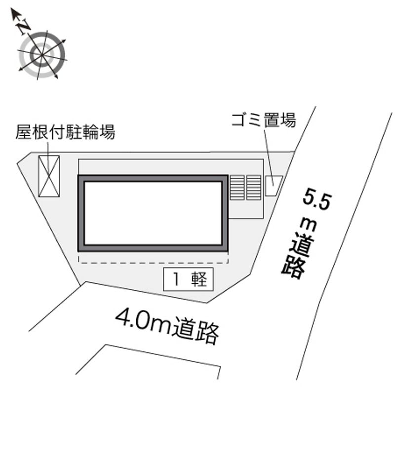 レオパレス大園Ⅰ 配置図