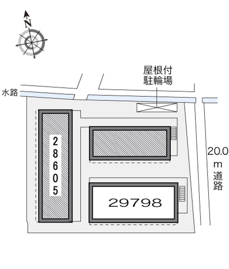 レオパレスパル北方Ⅰ 配置図