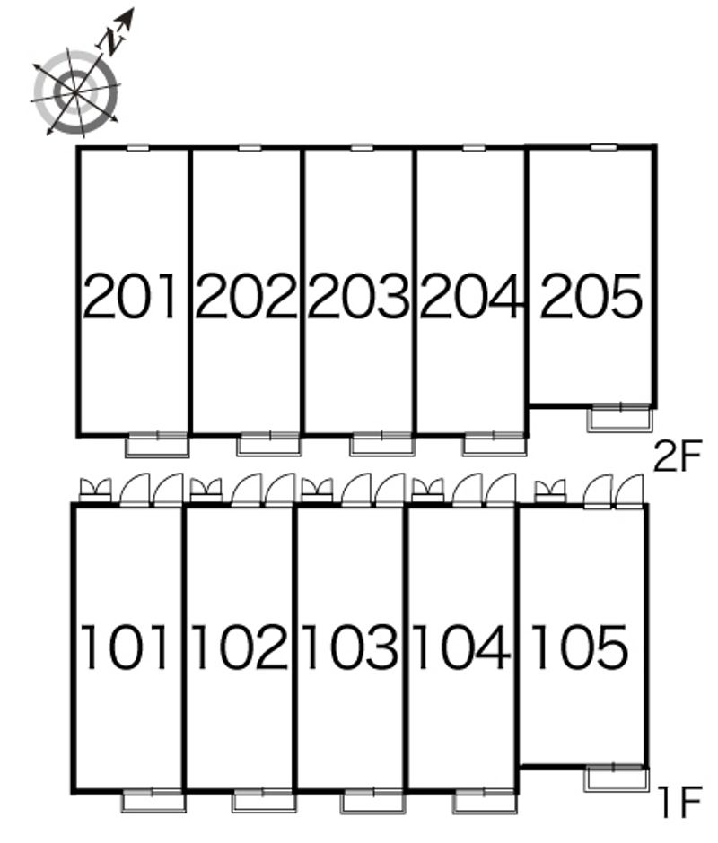 レオパレスセラピィ　マキ 間取り配置図
