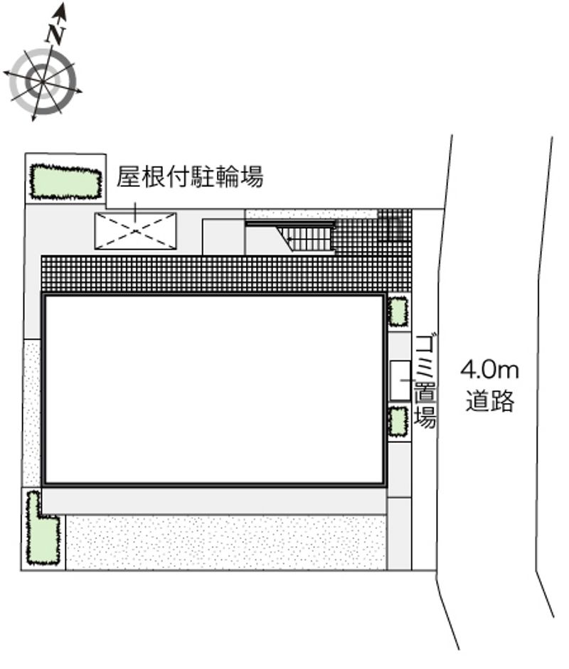 レオパレスときわマンションⅡ 配置図