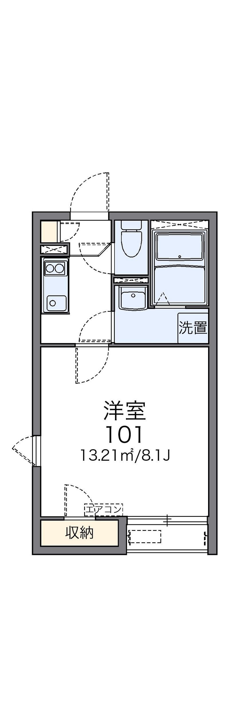レオネクストハピネスⅢ 間取図