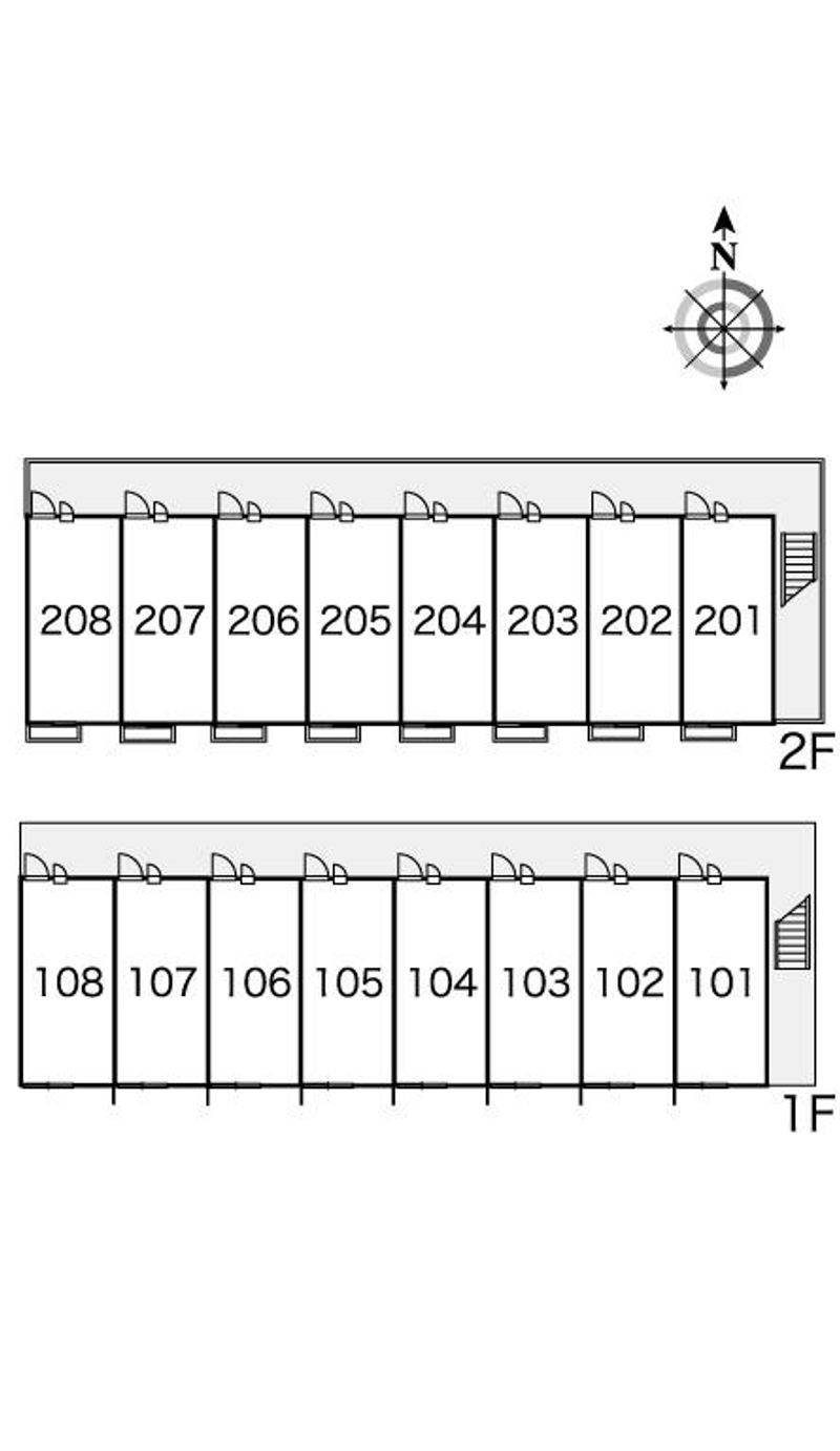 レオパレス朝日 間取配置図