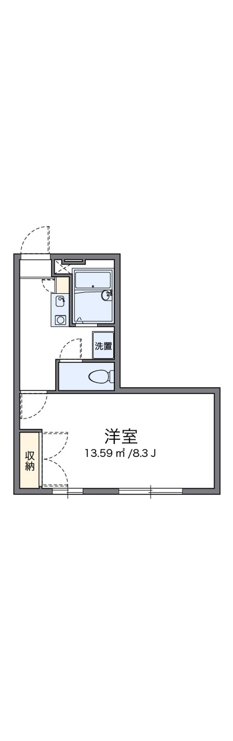 leopalace Reveur Kokubo Sơ đồ nhà