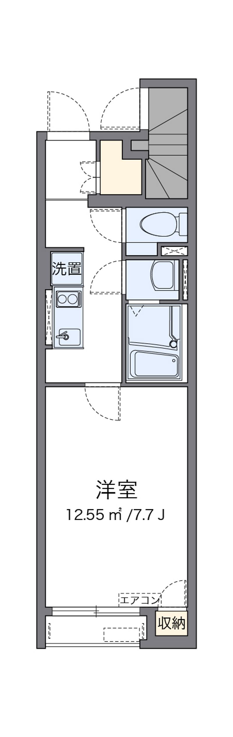 クレイノソレイユⅤ 間取図