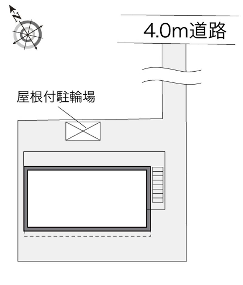 レオパレスＦ　ファミーユ 配置図
